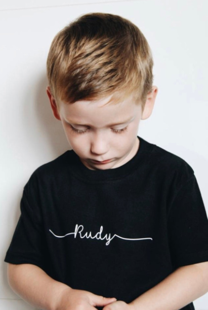 Monochrome Personalised T-Shirt